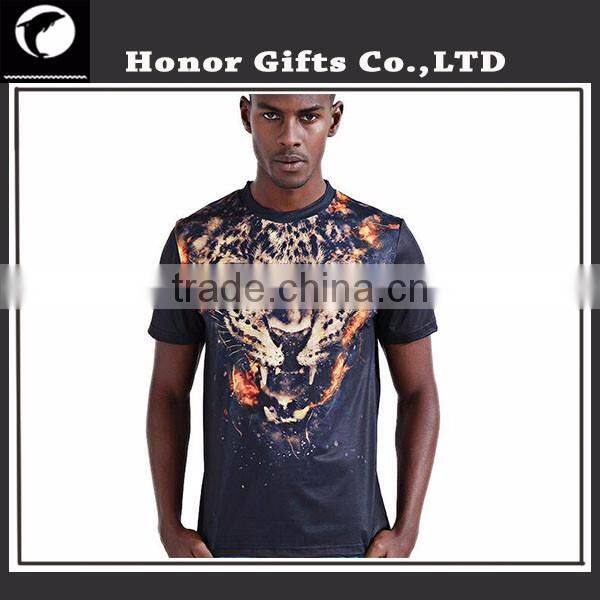 Fashionable Short Sleeves Cotton High Quality Custom Printed T Shirt