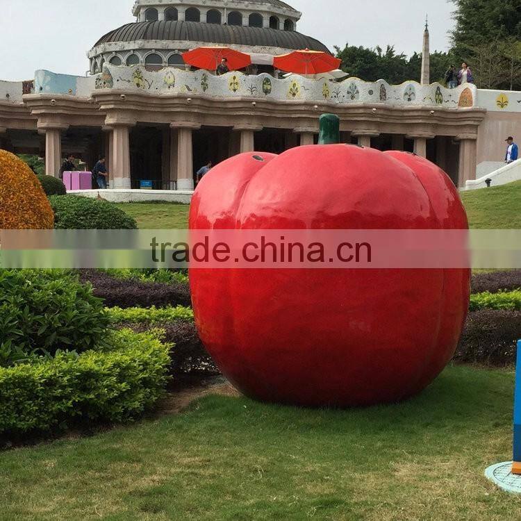 FRP giant apple sculpture