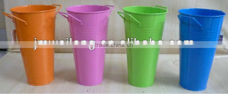 Colorful Metal Bucket With Handle