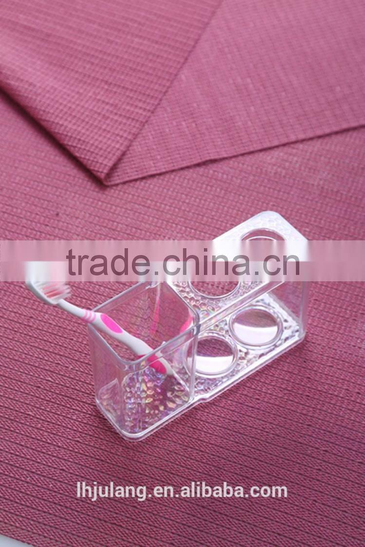 BPA-Free toothbrush holder/plastic toothbrush holder /square toothbrush holder