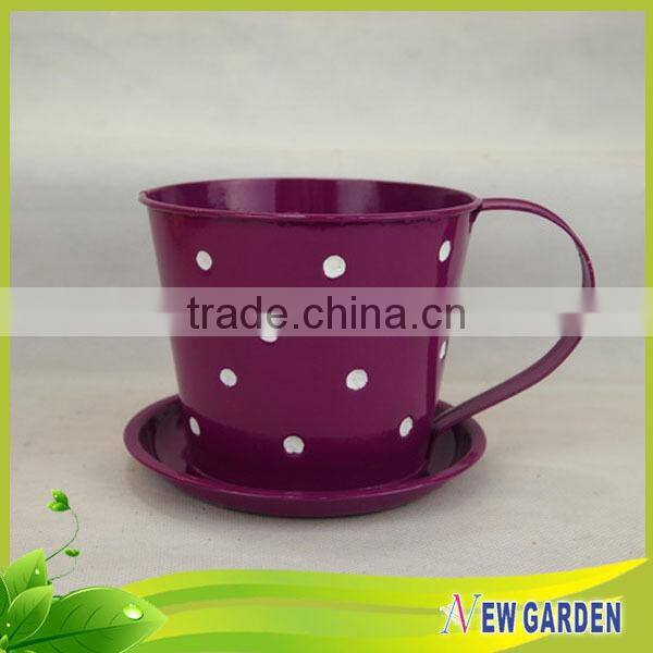Attractive Lovely windowsill decor bright color flower pot