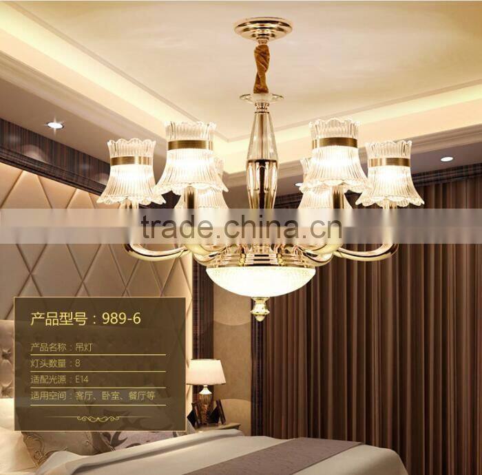 M989 Momoda decorations luxury European Crystal large living room bedroom lighting chandelier pendant lamp