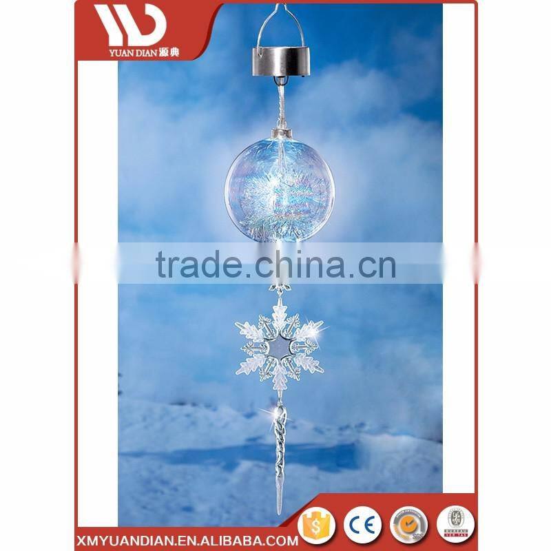 Promotional Gift Craft Hanging Home Solar Christmas Decoration Led Light Ball