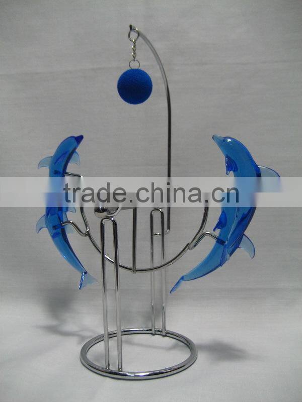 cute crystal animal, crystal dolphin for decoration