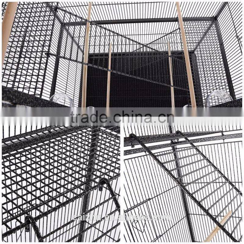 Large 3 Layers Platform Chinchilla Sugar Glider Cockatiel Parrot Bird Cage