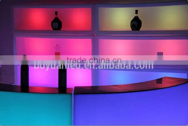 Color Changing Garden decoration plastic illuminated led operating ice bucket