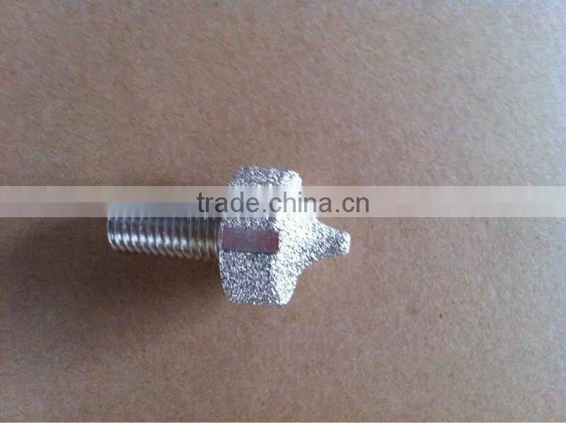 High quality Vacuum brazed diamond profile wheel/ brazed diamond abrasive drum wheels