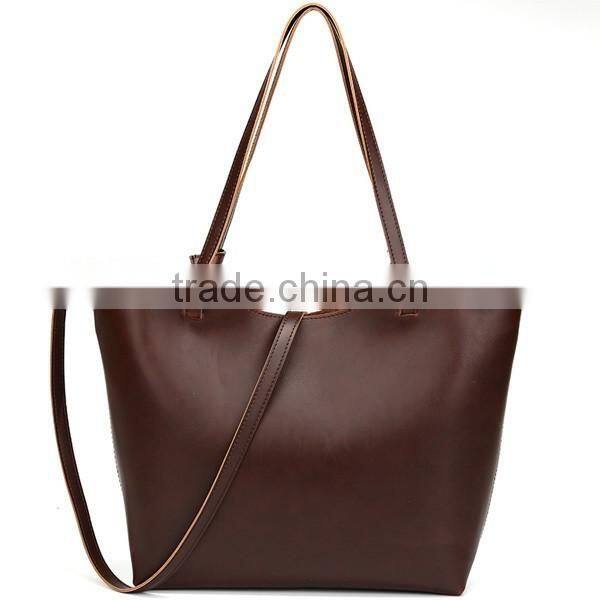 promotional tote bags office lady bag fashion shoulerbag Light brown women tote bag