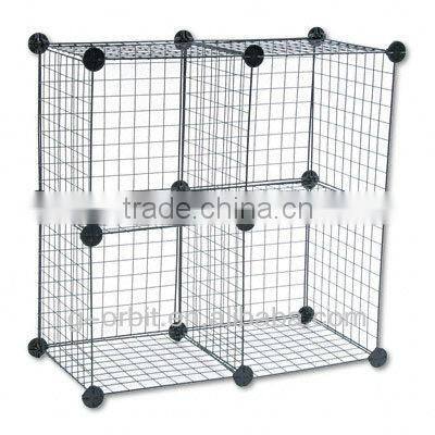grid wire modular shelving and metal storage cubes