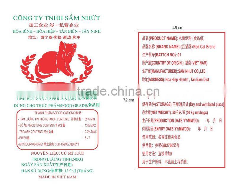 High Quality Modified Starch and Native Tapioca Starch