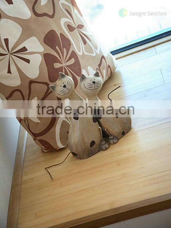 Horizontal 3-ply Natural Bamboo Flooring with CE Certificates