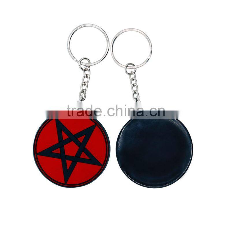 Top grade manufacturers in china custom rubber silicone car keychain keyring