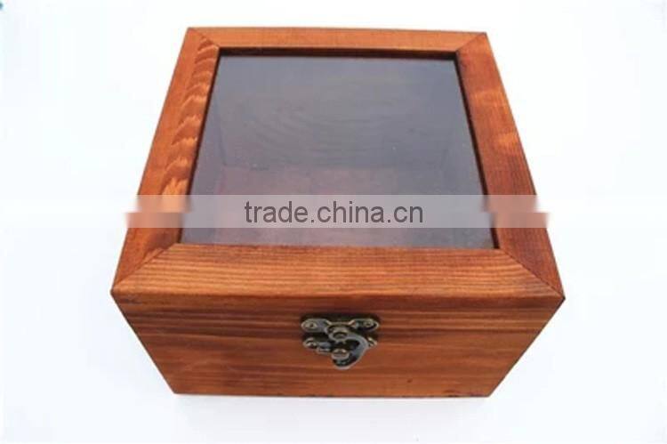 W holesale simple colorful eco-friendly Original wooden box for watch with good price wood box