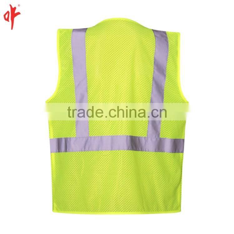 Fluorescent Yellow Environmental protection manufacturer Reflective Safety Clothing