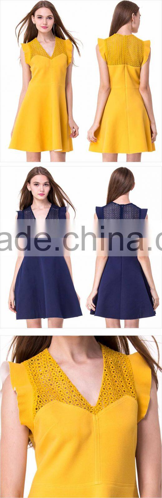 Free sample new stocks women casual one piece dress