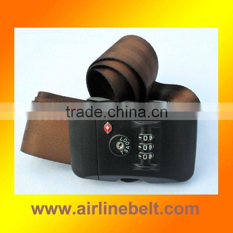 NEW Seatbelt red luggage strap, top quality