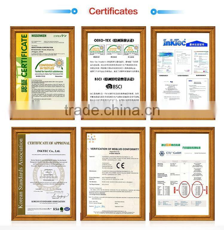 Dark and Light Eco solvent heat transfer paper for clothing