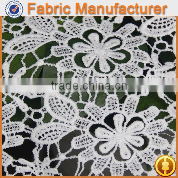 new fashion textile 100 %polyester guipure chemical lace fabric high ponytail full lace wigs