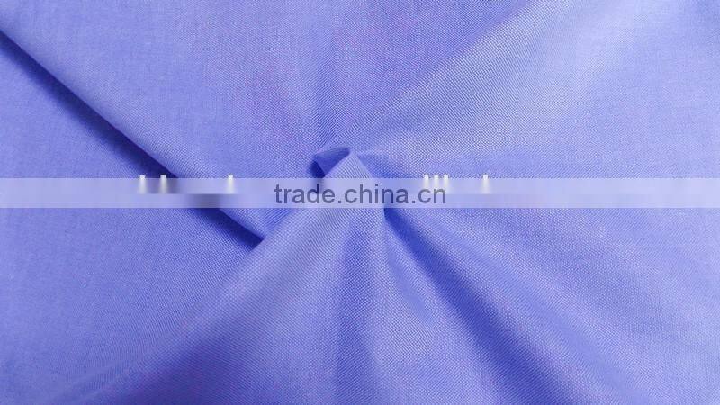 High quality cotton polyester mixed fabric CVC fabric for shirting