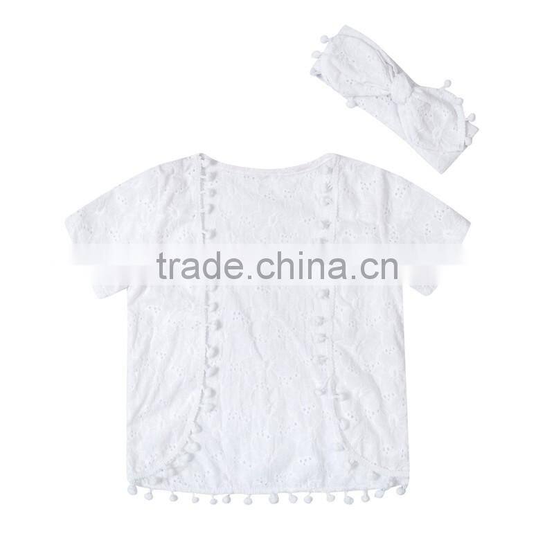 Wholesale crocet lace vest flower pattern for baby