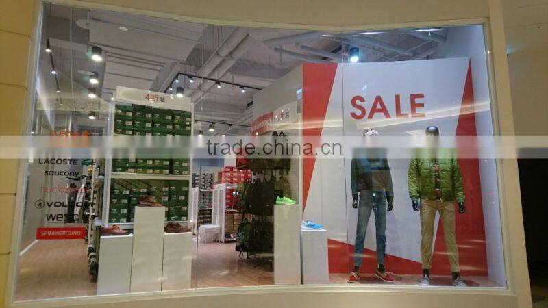 Outlet Department store display racks shopping mall display rack