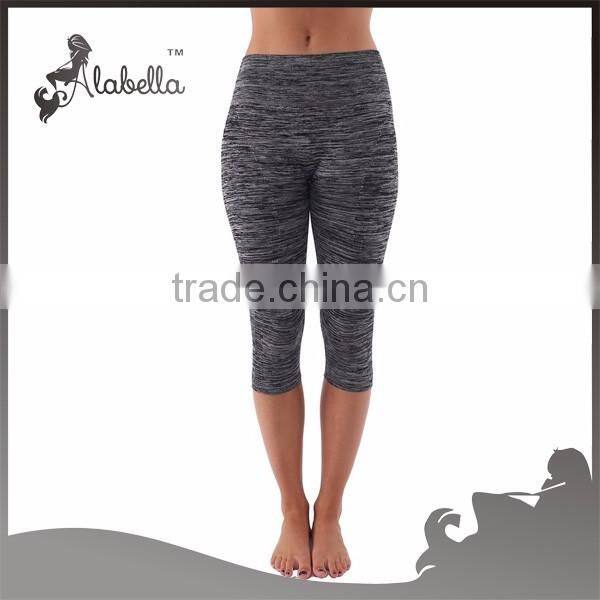 Women's Ombre Flexible Exercise Capri Pants