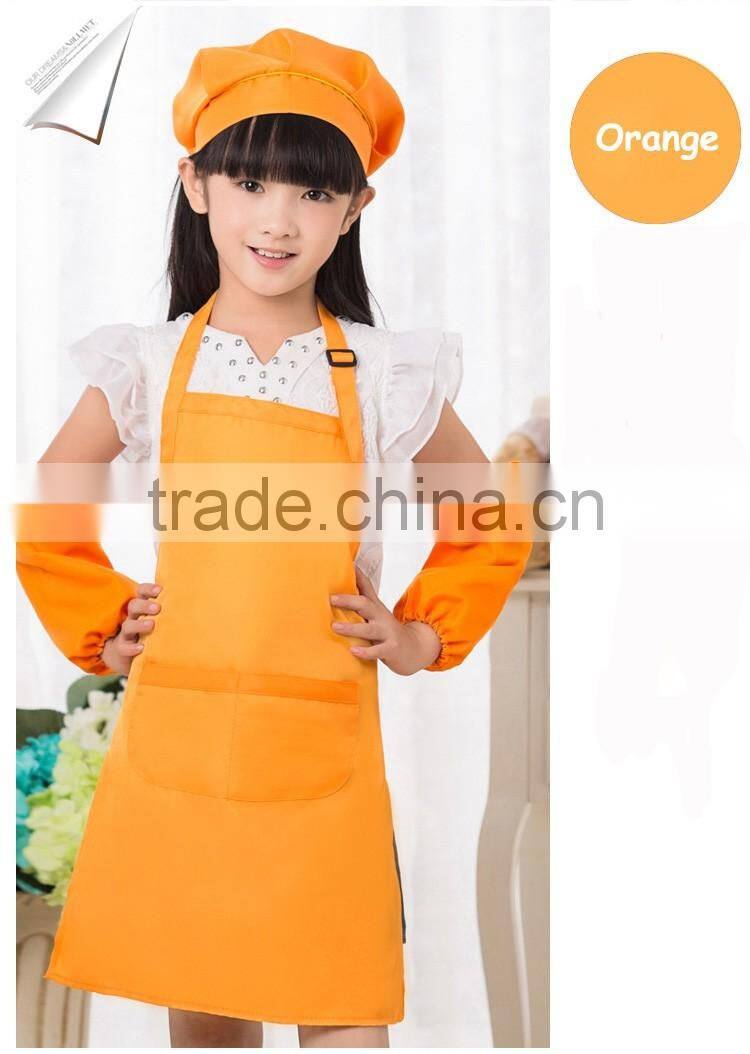 Apron,Polyester Kid Apron Children Apron