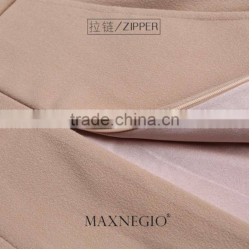 Nice design high quality guangzhou women clothes manufacturer elegant latest fashion casual dress designs 2016