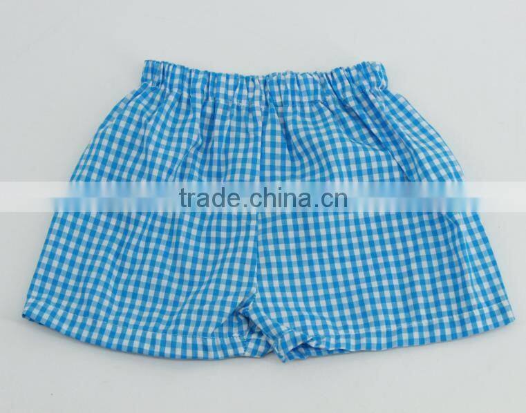 Children Summer Icing Pants Wholesale Kids Girl Red Gingham Short Pants Baby Girls Plaid Leggings