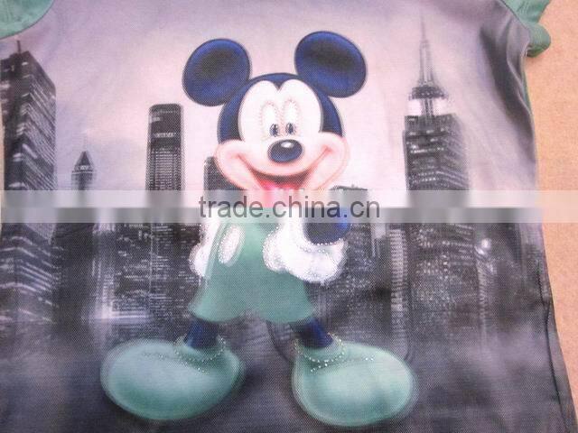 digital print with net child boys designed blouses