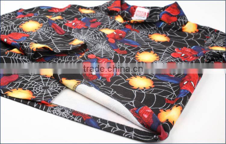 Spider man Printing fire prevention sleep wear kids sleeping wear