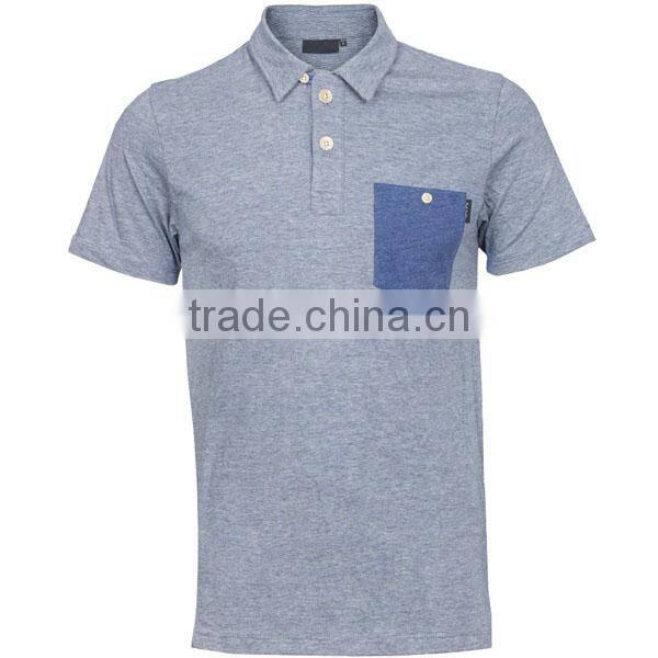 shorts sleeve polo shirt 100% cotton polo shirts with pockets