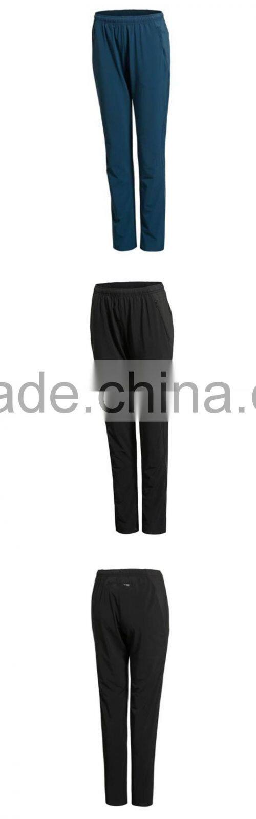 100% Polyester Cheap Blank Black Women Track Pants