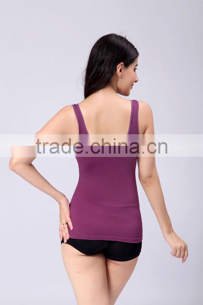 polyamide and spandex women yoga camisole women vest