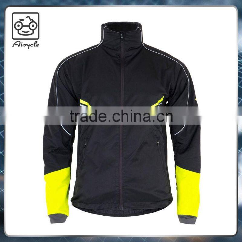 2016 latest design mens waterproof windbreaker cycling jacket
