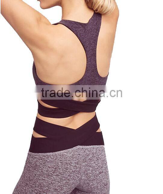 2017 OEM wholesale women sport exercise suit Yoga Gym Wear sport exercise suit