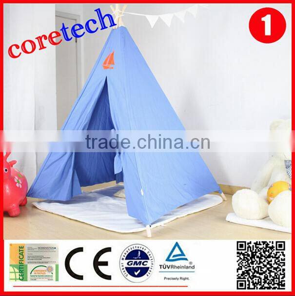 Breathable waterproof children kids play indian teepee tent, teepee tent