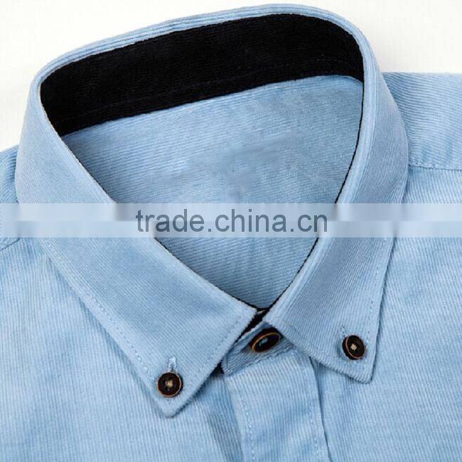 Denim fabric men shirts long sleeve shirts