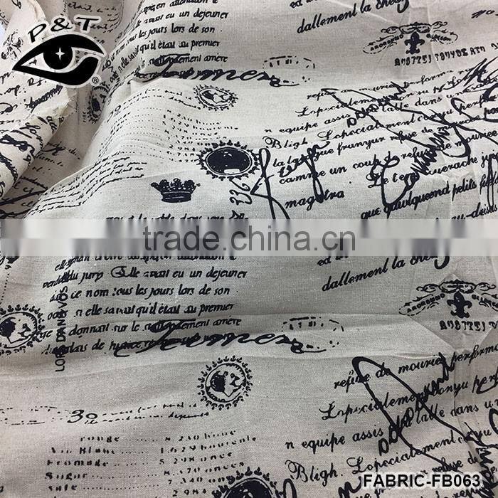 100% Polyester Linen Look Fabric With PU/PVC Coating For Bags/Luggages/Garment /Sofa Using