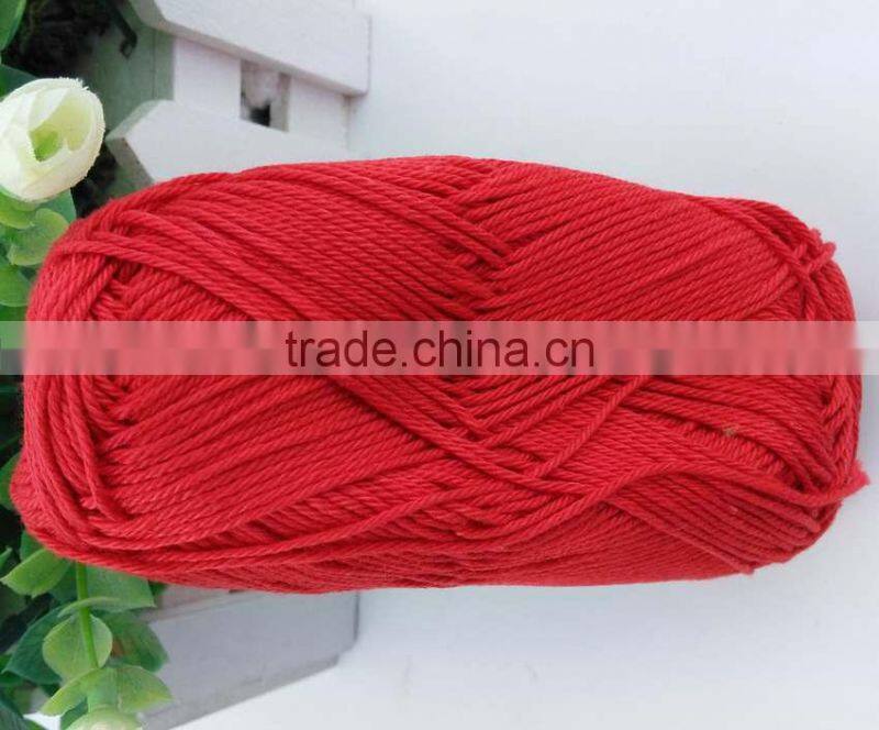 Hot sale colored wool cotton sewing thread ball for sweater