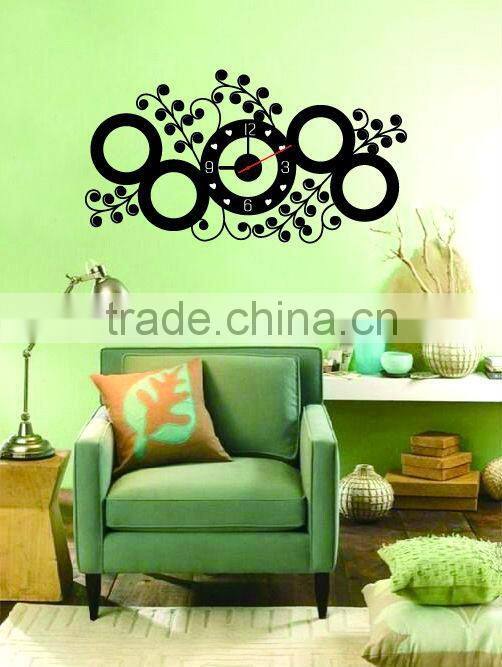 3D Clock deco wall sticker decal