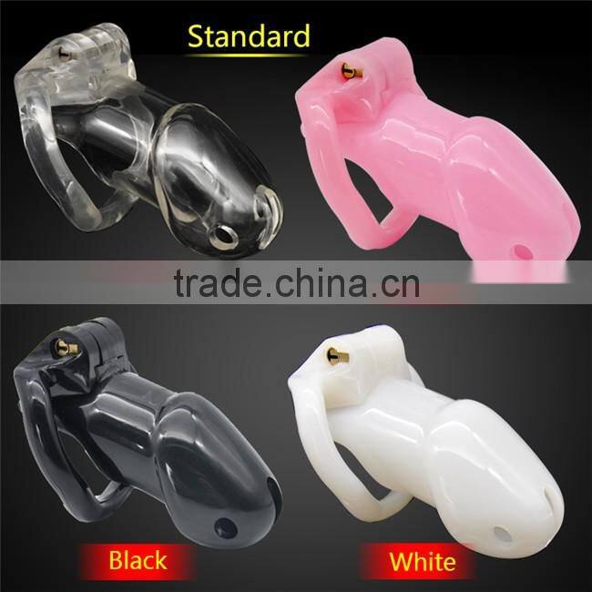 100% Biosourced Resin Male Chastity Device With 4 Size Penis Ring Cock Cages Ring Virginity Lock Belt Sex Toy for Men Penis Lock