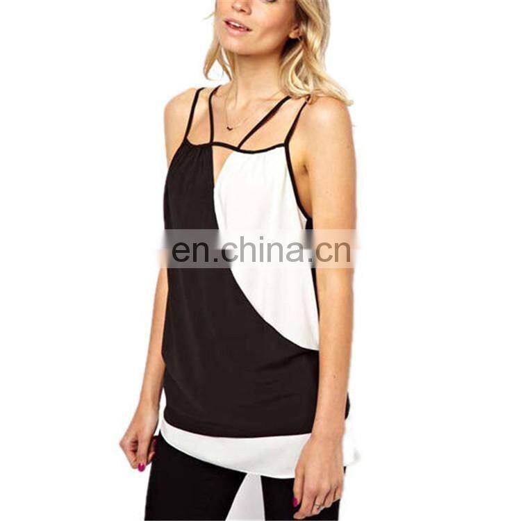 Color block wrap blouse latest design blouses fashion 2016