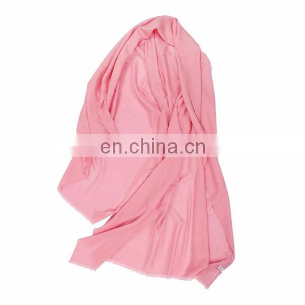 2017 autumn winter mercerized wool herringbone twill weave pattern jacquard scarf women plain color wool shawl