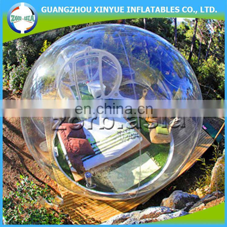 Custom waterproof clear inflatable luxury tents for resort