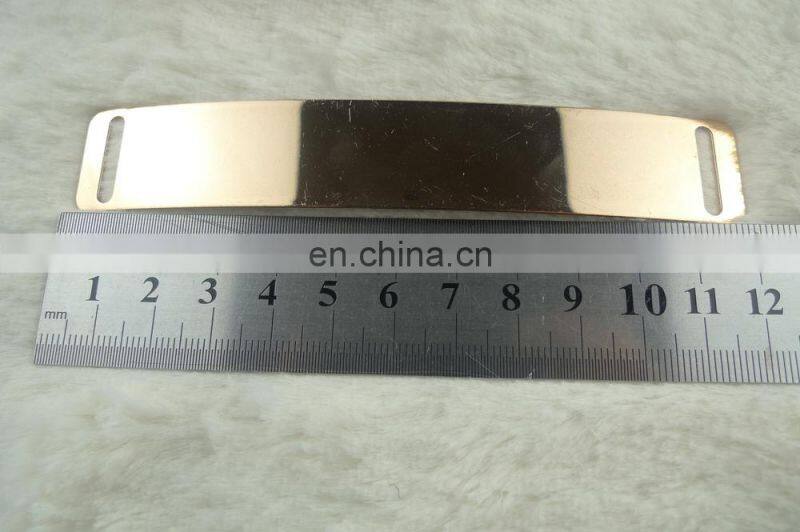 2015 decorative metal bend bar trims for dress/garments