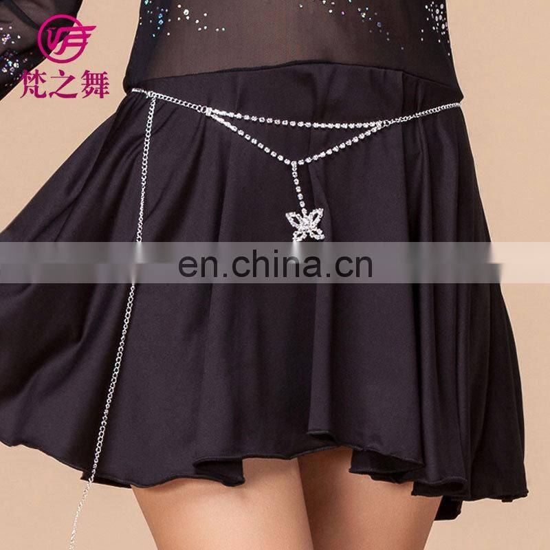 Wholesale butterfly indian belly dance waist hip chain jewelry P-9049#