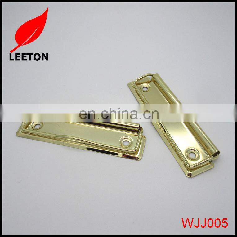 Factory supply stationery accessories 100mm gold metal board clip