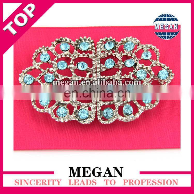 Wholesale gift box crystal rhinestone dresses high heel shoe buckles