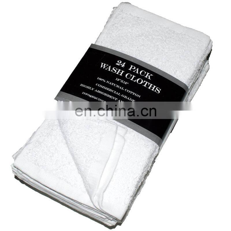 supper absorbent pure white wash cloth